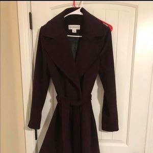 Liz Claiborne wool heavy trench coat